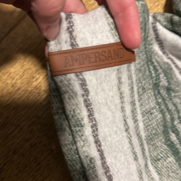 Ampersand Ave HalfZip Sweatshirt - Serape Emerald - Picture 4 of 5